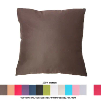 100% Cotton fabric sofa cushion cover 40x40/45x45/50x50/55x55/60x60/65x65/70x70cm throw pillow cover decorative pillow case