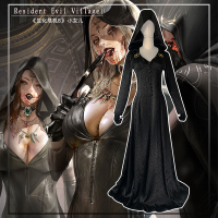 2025 Resident Evil 8 Butterfly Girl Cos Cosplay Game Role-Playing Long Dress Vampire Daughter Hallo