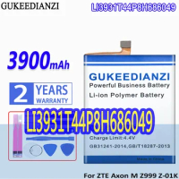 High Capacity GUKEEDIANZI Battery LI3931T44P8H686049 3900mAh For ZTE Axon M Z999 Z-01K Bateria