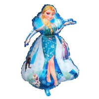 BALON FOIL FROZEN 2 ELSA OLAF Tinggi 85cm Princess Ulang Tahun Birthday
