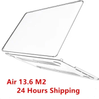 Transparent for Macbook Air 13.6 Inch Case 2022 A2681 M2 Chip Clear Laptop for Apple Macbook Air 13 Case M1 Plastic Hard Cover