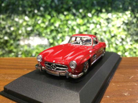 1/43 Minichamps Mercedes-Benz 300 SL Coupe 1955 Red【MGM】