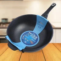 【一品川流】韓國石墨烯IH不沾炒鍋-32cm(無蓋)-1支