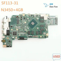 For ACER Swift SF113-31 N3540+4GB Laptop Motherboard AS3EA UMA Mainboard 100%Work