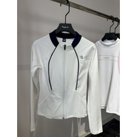 【GOLF專賣】高爾夫球衣 高爾夫女裝 長袖上衣女 韓版女裝 高爾夫服裝女秋冬款刷毛高爾夫外套風衣女顯瘦彈力高爾夫女裝外