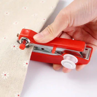 Mini Sewing Machines Needlework Cordless Hand-Held Clothes Useful Portable Sewing Machines DIY Apparel Sewing Fabric Tool