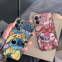 L-Lilo S-Stitch And A-Angel Phone Case For OPPO FIND X5 X3 X6 RENO 10 8 7 7Z 6 6Z 5 4 Lite Pro Plus Case Shell Funda Coque Cover