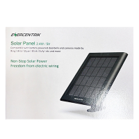 【ENERCENTRIK】Solar Panel 2.4W/5V太陽能板 戶外攝影機門鈴可搭配使用