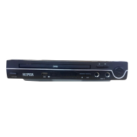 SUPER DIVX-105 DVD/藍牙/USB/卡拉OK播放器 黑色 (V103)