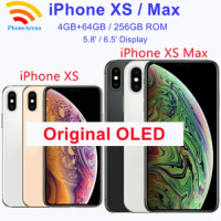 Apple iPhone XS / XS Max 5.8' 6.5' Original OLED Display 64GB 256GB ROM 4GB RAM Factory Unlocked Face ID NFC Dual 12 MP