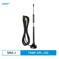 5pcs/lot 2.4G/ 5.8GHz Dual-band Omni WIFI Antenna Magnetic Base Signal Extender 6dBi High Gain TXWF-XPL-150 SMA-J Sucker Antenna