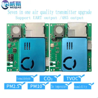 Multi-in-one seven-in-one sensor module formaldehyde infrared CO2 air detector TVOC PM2.5 PM10