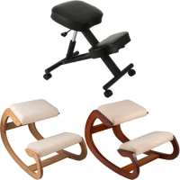 Ergonomic Kneeling Chair Heavy Duty Better Posture Kneeling Stool Office Chair Home for Body Shaping Relieveing Stress Meditatio