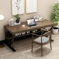 MEJA KERJA MANAGER MEJA LAPTOP MEJA KERJA PAKAI RAK SET MEJA KERJA