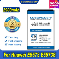 100% Original LOSONCOER 2900mAh HB434666RBC Battery For Huawei Router E5573 E5573S E5573S-32 E5573S-320 E5573S-606 E5573S-806