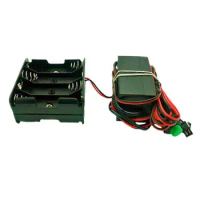 12V Inverter for 10 - 20 Meters EL Wire with Cell Box, Push-Button