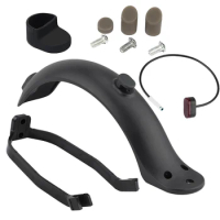 Rear Mudguard Fender Guard + Bracket + Hook +Taillight for Xiaomi M365 Electric Scooter