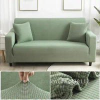 Velvet Sofa Covers for Living Room Thick Fabric Sofa Protector Jacquard Couch Cover Corner Sofa Slipcover L shape Home Decor 1PC