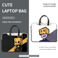 PU Laptop Bag DIY Laptop Sleeve Computer Multifunctional Carrying Case13 14 15 17inch For Macbook/HP/Asus/Acer/Lenovo Handle Bag
