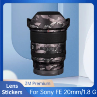 SEL20F18G Camera Lens Sticker Coat Wrap Protective Film Body Decal Skin For Sony FE 20 F1.8 20mm 1.8 G FE20mm/1.8 1.8/20
