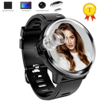 4G business style smart watch with 1.6inch large round screen Dual camera video record 3GB+32GB Ceramic smart Android watch IP67