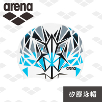 【arena】arena 矽膠泳帽 舒適矽膠泳帽 防水耐用游泳帽 男女長髮大號護耳泳帽(AMS0601)