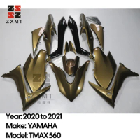 ZXMT Motorcycle Panel ABS Plastic Cowling Bodywork Full Fairing Kit For 2020 2021 YAMAHA TMAX 560 Tech Max 20 21 Pearl Gold Blue