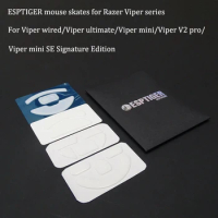 1 Pack Original Esports Tiger ICE V2 V1 Mouse Skates Feet For Razer Viper/Viper ultimate/Viper mini V2 pro/mini SE White Glides