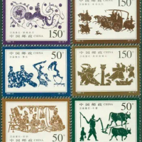 6Pcs/Set New China Post Stamp 1999-2 Han Dynasty Stone Relief Stamps MNH