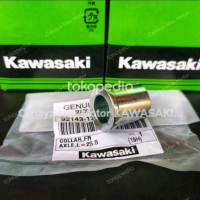 Kawasaki COLLAR FR AXLE L 25,5 BOSH RODA DEPAN KANAN NINJA R NINJA RR Original PN 92143-1288 Produk 