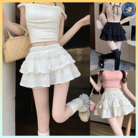 💥[Q083] Chân váy XÒE HỌA TIẾT REN NHIỀU TẦNG có lót trong lưng thun co giãn dáng ngắn xinh xắn - L2M