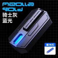 全城熱賣 - EDC上上簽無限位推牌指尖陀螺啪啪幣金屬解壓玩具甩牌多功能減壓脈衝-藍光