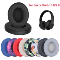 Ear Cushions with High Density Memory Foam Soft Leather Replacement Earpads Headphone Ear Covers for Beats Studio 2.0 Studio 3.0