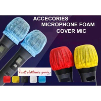 cover microphone sarung mic busa mic isi 100pcs