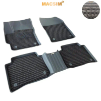 Thảm Lót Sàn 2 Lớp TPE Macsim  Corolla Altis 2022+ Chuẩn Form, Bền, Không Mùi ( sd3 xám đen ct)