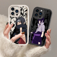 Anime Art Narutos For Apple iPhone 15 14 13 12 11 Mini XS XR X 8 7 Pro Max Plus Soft Eye Ladder Phone Case
