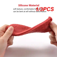1/3PCS NonSlip Silicone Handle Holder Cookware Parts Potholder Cast Iron Skillet Grip Sleeve Cover Pot Heatresistant Pan