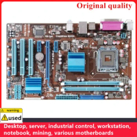 For P5P41T LE Motherboards LGA 775 DDR3 8GB ATX For Intel G41 Desktop Mainboard PCI-E2.0 SATA II USB2.0