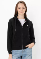 US POLO ASSN 商標刺繡連帽衛衣