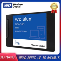 Western Digital 2.5" SSD 250G 500GB 1T 2T 4T WD Blue SA510 SATA III Internal Solid State Drive Up to 560 MB/s For Desktop Laptop
