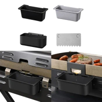 Durable Grease Pan Silicone Grill Grease Cup Liners Heat Resistant Grease Catcher Grease Cup Food Mesh Screen for BBQ