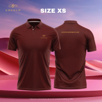 (SIZE XS) GB GOLD PREMIUM POLO SHIRT (MAROON)