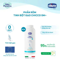 Phấn rôm tinh bột gạo Chicco 0M+ 150g - Bibi Kids
