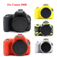 DSLR Camera Case Bag Soft Silicon Case Rubber Protection Bag For Canon EOS 200D 200D II 200D Mark II Rebel SL2 Kiss X9 DSLR