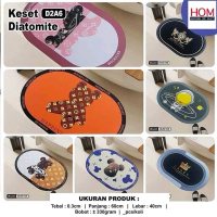 KESET DIATOMITE 5D -Ukuran 60x40cm
