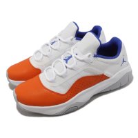 【NIKE 耐吉】Air Jordan 11 CMFT Low 白 橘 藍 尼克 Knicks 男鞋 休閒鞋(CW0784-108)