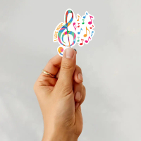 I Love Music Sticker - vinyl sticker