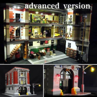 Only Led Light Set For Lego 75827 Building City Street Ghostbusters Firehouse Headquarters Compatibl