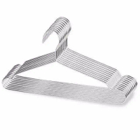 HANGER KAWAT STAINLESS GANTUNGAN BAJU ISI 10 PCS