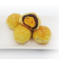 【格麥蛋糕】超人氣菠蘿蛋黃酥手提禮盒/10入*4盒(下午茶點/辦公室團購/人氣美食/點心/手工餅乾)